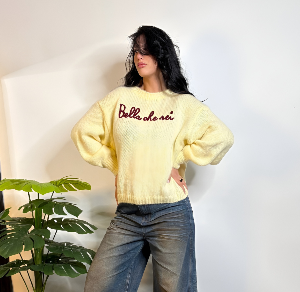 Maglione Soft Yellow