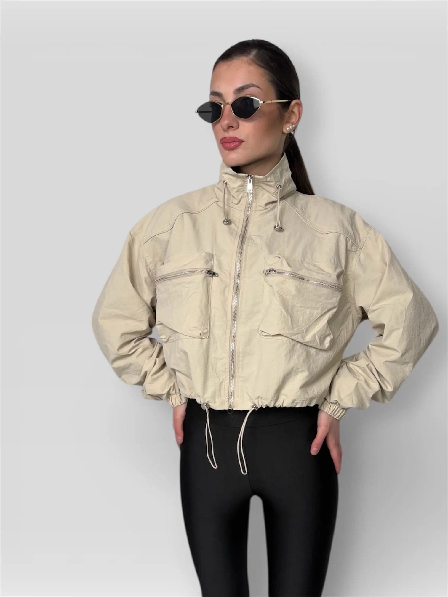 Giacca Utility Sand