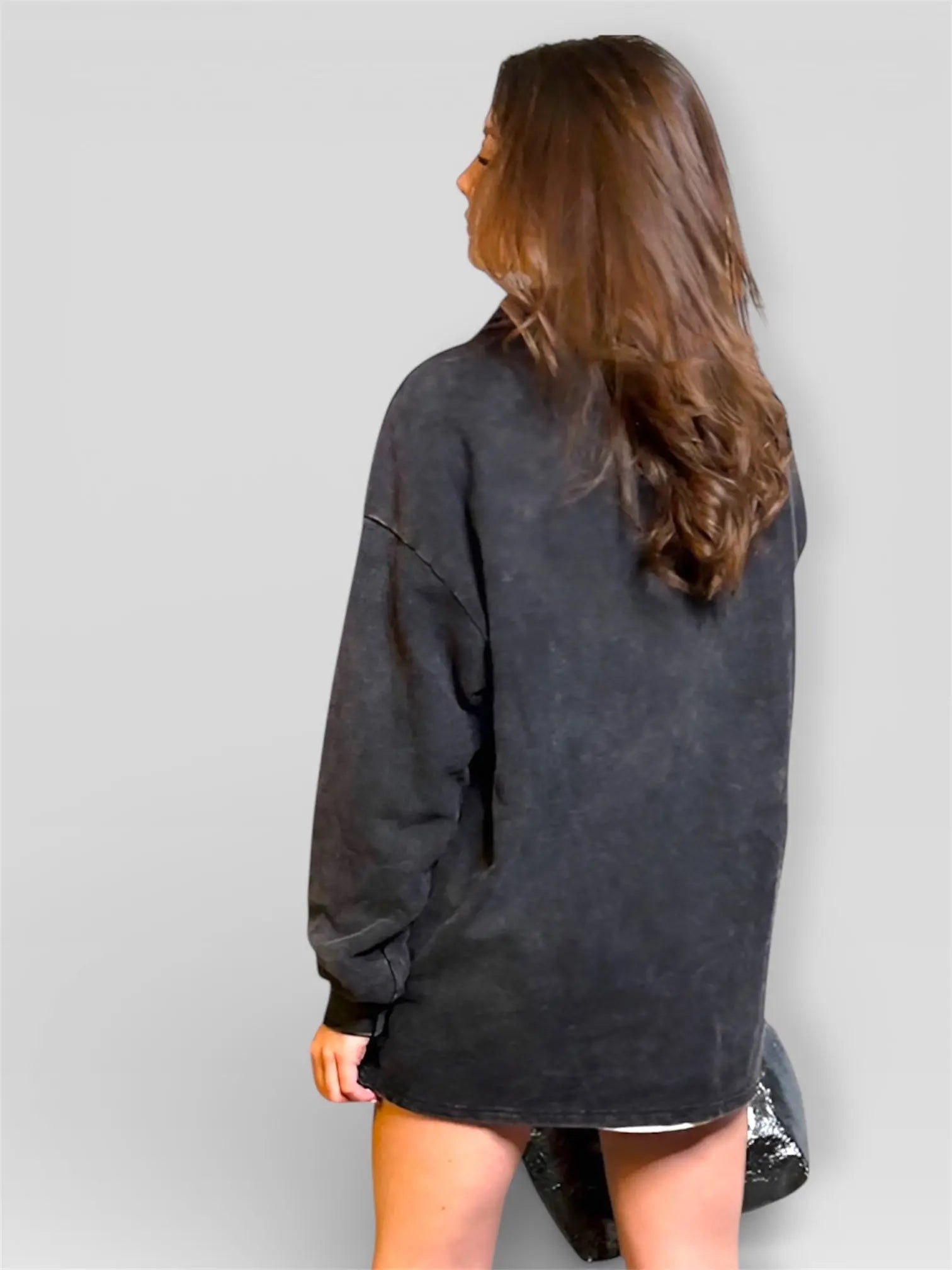 Felpa Oversize Boston Vintage