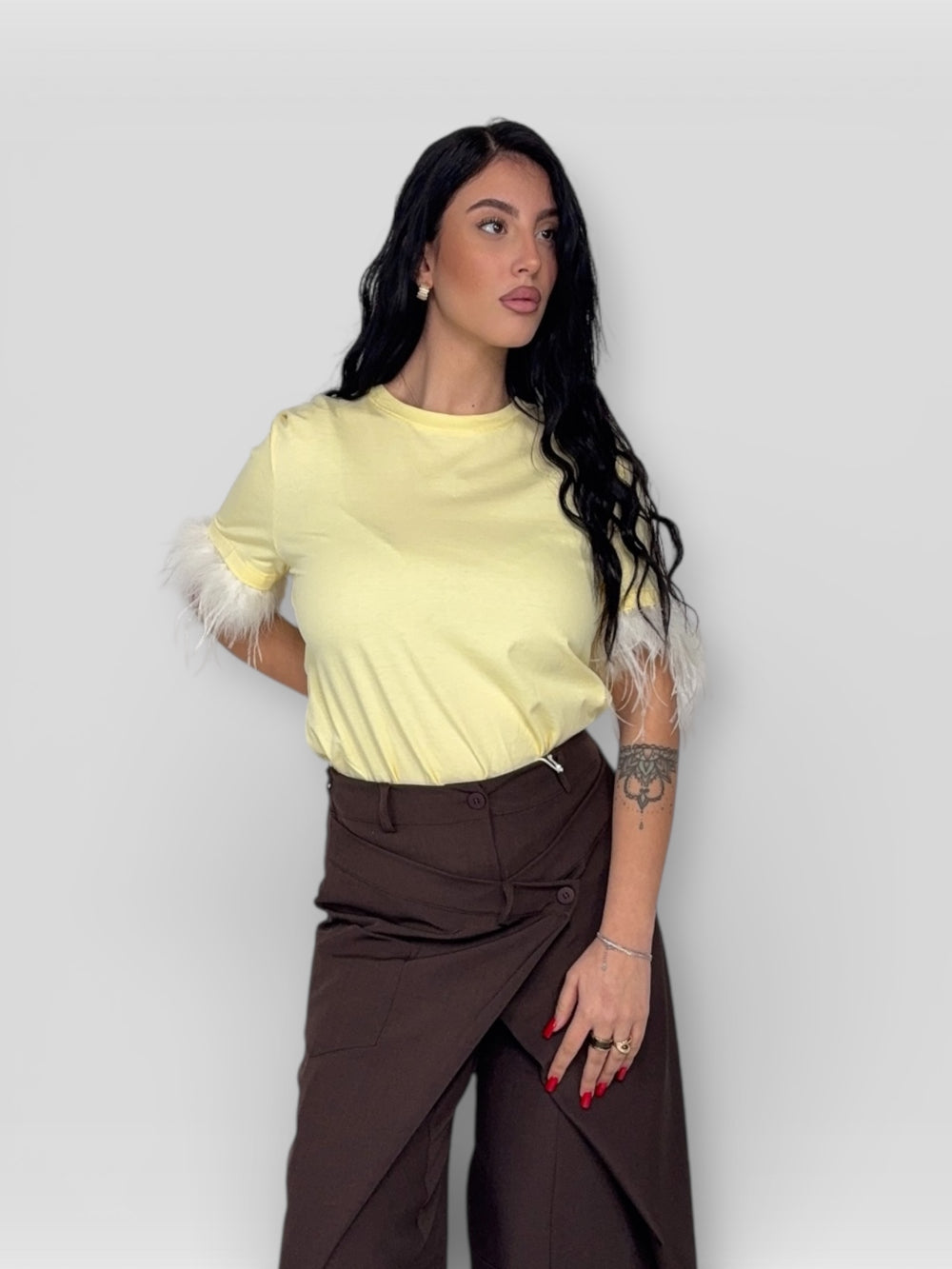 T-shirt Soft Plume-Lumina