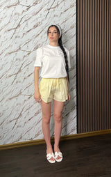 Shorts Donna Boxer Cotone | Pantaloncini Vita Alta Estate