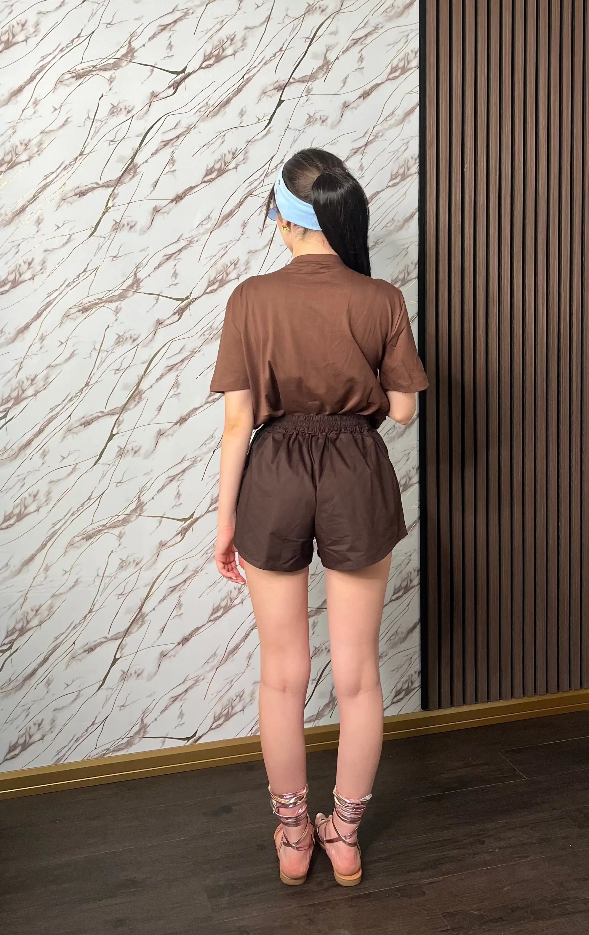 Shorts Donna Boxer Cotone | Pantaloncini Vita Alta Estate