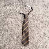 Cravatta con elastico a righe