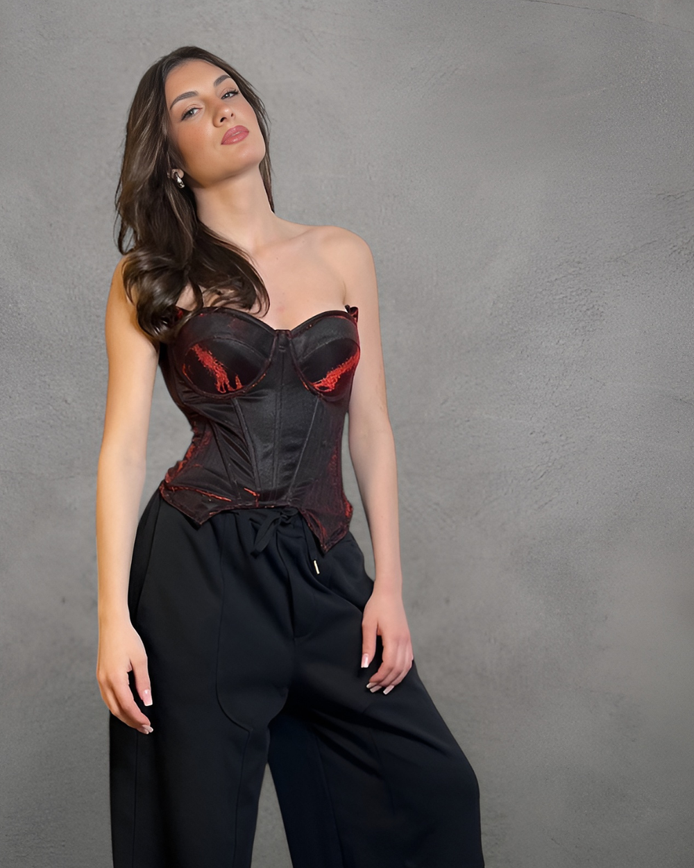 Velvet Night Corset